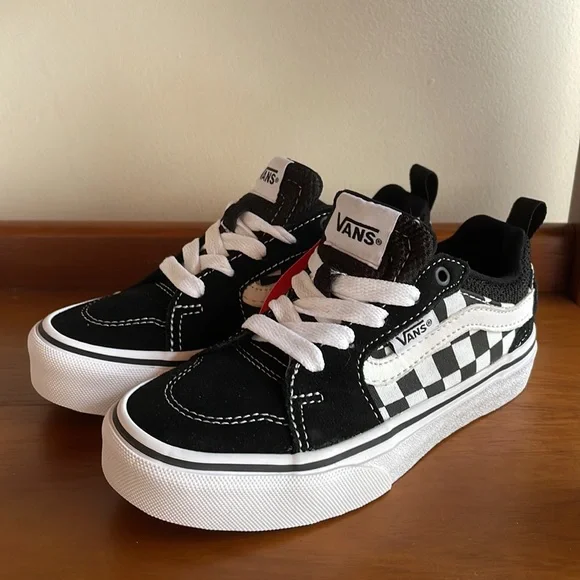 NWT Youth 12 Fillmore Checkerboard Vans - Picture 2 of 5
